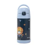 Garrafa Térmica Infantil Inox Com Parede Dupla e Canudo Luke Garrafa Térmica Infantil Inox Com Parede Dupla e Canudo Luke