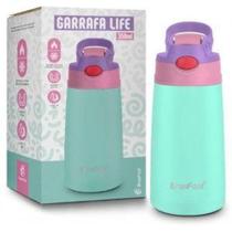 Garrafa Térmica Infantil Life Verde 350ml - Brasfoot