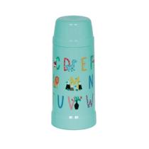 Garrafa Térmica Infantil Mini Letras Alfabeto Mor 300ml Kids