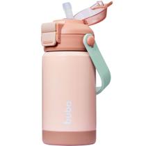 Garrafa Térmica Infantil Parede Dupla Canudo de Silicone e trava 360ml Buba