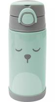 Garrafa Térmica Infantil Parede Dupla Gumy Verde Buba