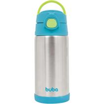 Garrafa Térmica Infantil Parede Dupla Inox 400ml Com Canudo Buba Garrafa Térmica Infantil Parede Dupla Inox 400ml Com Canudo Buba