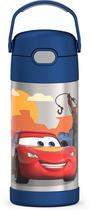 Garrafa Térmica Infantil Thermos Funtainer 12oz - Carros - Aço Inoxidável