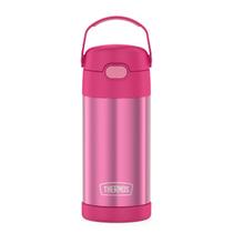 Garrafa Térmica Infantil Thermos Funtainer 350ml - Rosa com Palha Garrafa Térmica Infantil Thermos Funtainer 350ml - Rosa com Palha