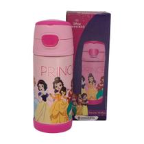 Garrafa Térmica Infantil Top Handle 350ml Princesas Disney Zona Criativa - 10073113
