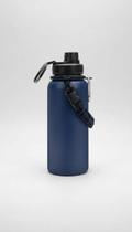 Garrafa Térmica Inox 1000ml Quente Frio Azul Garrafa Térmica Inox 1000ml Quente Frio Azul