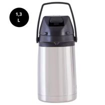 Garrafa Térmica Inox 1,3 Litro Alavanca Terere Chimarrão Café Chá