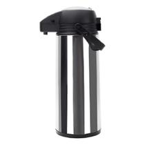 Garrafa Térmica Inox 1,9L Café Chá Quente Fria Ampola Vidro Escritório Vittak Garrafa Térmica Inox 1,9L Café Chá Quente Fria Ampola Vidro Escritório Vittak