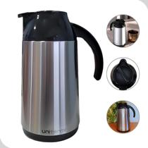 Garrafa Termica Inox 1L Café Cha Abertura Gatilho Com Alça Unitermi