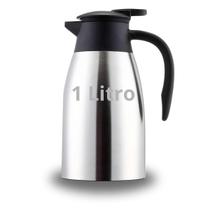 Garrafa Térmica Inox 1l Café Chá Restaurante Hotel Empresa Buffet Resistente