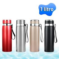 Garrafa Térmica Inox 1L Vedação Garrafa Térmica Inox 1L Vedação