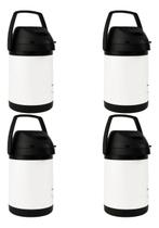 Garrafa Termica Inox 2,5 Litros Kit 4 Unidades Azarte 24h Gelada Para terere, e Bebidas Quentes Varias Cores