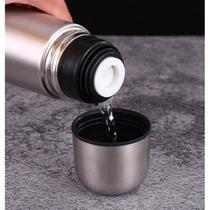Garrafa Térmica Inox 350ml Alta Conservação Térmica Antivazamento Portátil Ideal para Café e viagens