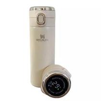 Garrafa Térmica Inox 400 Ml Com Medidor De Temperatura