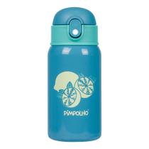 Garrafa Térmica Inox 400ml com Canudo Silicone Pimpolho Garrafa Térmica Inox 400ml com Canudo Silicone Pimpolho