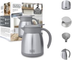 Garrafa Térmica Inox 500ml Black+Decker Liquitherm Gourmand Gris Garrafa Térmica Inox 500ml Black+Decker Liquitherm Gourmand Gris