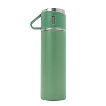 Garrafa Térmica Inox 500ml Com Copo - Verde