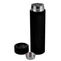 Garrafa Térmica Inox 500ml Quente Frio Tampa Preto Nº6 Garrafa Térmica Inox 500ml Quente Frio Tampa Preto Nº6