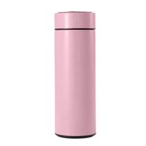 Garrafa Térmica Inox 500ml Quente Frio Tampa Rosa Nº15 Garrafa Térmica Inox 500ml Quente Frio Tampa Rosa Nº15