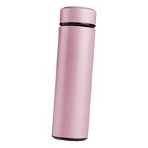 Garrafa Térmica Inox 500ml Quente Frio Tampa Rosa Nº17 Garrafa Térmica Inox 500ml Quente Frio Tampa Rosa Nº17