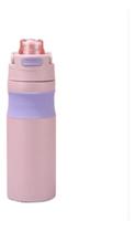 Garrafa Térmica Inox 600ml Fashion Tampa Com Alça E Trava