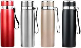 Garrafa Térmica Inox 600Ml Inquebrável De Viagem Portátil Para Café Água Bebidas Chá