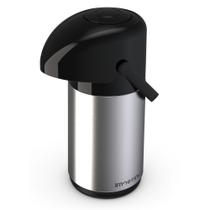Garrafa Térmica Inox 600ml Pressão Para Café Chá Água Tererê