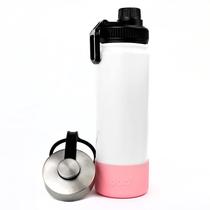 Garrafa Térmica Inox 650ml com Tampa Esportiva e Capa Garrafa Térmica Inox 650ml com Tampa Esportiva e Capa