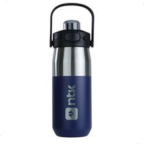 Garrafa Térmica Inox 750ml Água Fria Quente Ntk Isomax Azul Garrafa Térmica Inox 750ml Água Fria Quente Ntk Isomax Azul