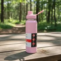 Garrafa Térmica Inox 800 ml Isolamento Hot Cold, Antivazamento, Multiuso para Água, Café e Suco, garrafinha, Squeeze, Academia, Fitness, Camping