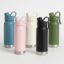 Garrafa Térmica Inox 800ml Com Alça Academia MS706