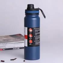 Garrafa Térmica Inox 800ml Tampa com Alça Academia Esporte Garrafa Térmica Inox 800ml Tampa com Alça Academia Esporte