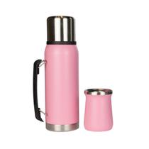 Garrafa Térmica Inox Anti-Vazamento 1.2L com Copo Térmico 260ml