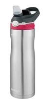 Garrafa Térmica Inox Autospout Ashland Chill com Bico Retratil, Contigo, Rosa Berry, 591ml