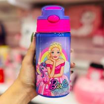 Garrafa Térmica Inox Barbie Princesa Unicórnio 500ml Luxcel Garrafa Térmica Inox Barbie Princesa Unicórnio 500ml Luxcel