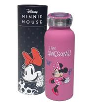 Garrafa Térmica Inox Bubble 500ml Minnie Mouse Disney - ZC Garrafa Térmica Inox Bubble 500ml Minnie Mouse Disney - ZC