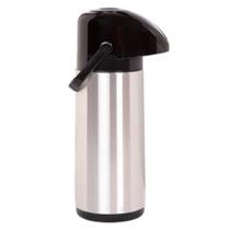 Garrafa Térmica Inox Café 1,9 L de Pressão Apertar Bebidas Quentes e Frias Garrafa Térmica Inox Café 1,9 L de Pressão Apertar Bebidas Quentes e Frias