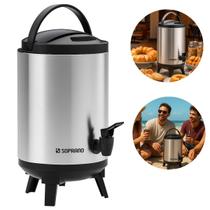 Garrafa Térmica Inox Café Botijão Terere Suqueira 4 Litros