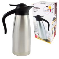 Garrafa Térmica Inox Café Parede Dupla Com Alça Botão 1,5L