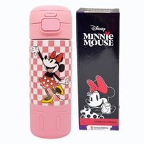 Garrafa Térmica Inox Canudo Alça MINNIE 450ML Zona Criativa Garrafa Térmica Inox Canudo Alça MINNIE 450ML Zona Criativa