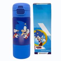 Garrafa Térmica Inox Canudo Alça SONIC 450ML Zona Criativa