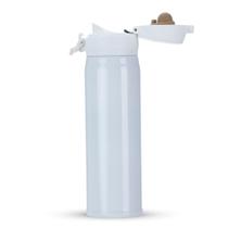 Garrafa Térmica Inox Colorida 400ml com Válvula e Botão