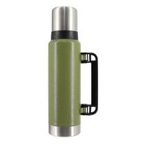 Garrafa térmica inox com alça esmaltada ppsiricone 1,2 lt Garrafa térmica inox com alça esmaltada ppsiricone 1,2 lt