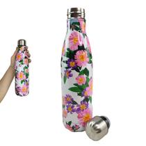 Garrafa Termica Inox Estampa Flores Florido Floral 500ml Dia a Dia Trabalho Estudo Caminhada Academia Corrida Conserva Agua Gelada Suco Cha Resistente Garrafa Termica Inox Estampa Flores Florido Floral 500ml Dia a Dia Trabalho Estudo Caminhada Academia Corrida Conserva Agua Gelada Suco Cha Resistente