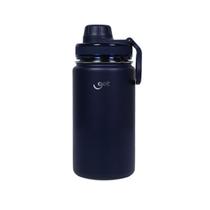 Garrafa Térmica Inox Get Trity 350ml Azul Petróleo com tampa Garrafa Térmica Inox Get Trity 350ml Azul Petróleo com tampa