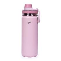 Garrafa Térmica Inox Get Trity 750ml Rose Bebidas Quentes e Frias com Tampa Bico e Base Emborrachada
