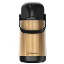 Garrafa Térmica Inox Gold 500ml Café Quente Leite Termolar