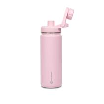 Garrafa Térmica Inox Goldentec 500ml Rosa Claro para bebidas quentes ou frias com tampa com bico e base emborrachada - Goldentec Acessórios