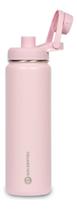 Garrafa Térmica Inox Goldentec 500ml Rosa Claro para bebidas quentes ou frias com tampa com bico e base emborrachada