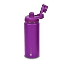 Garrafa Térmica Inox Goldentec 500ml Roxo para bebidas quentes ou frias com tampa com bico e base emborrachada